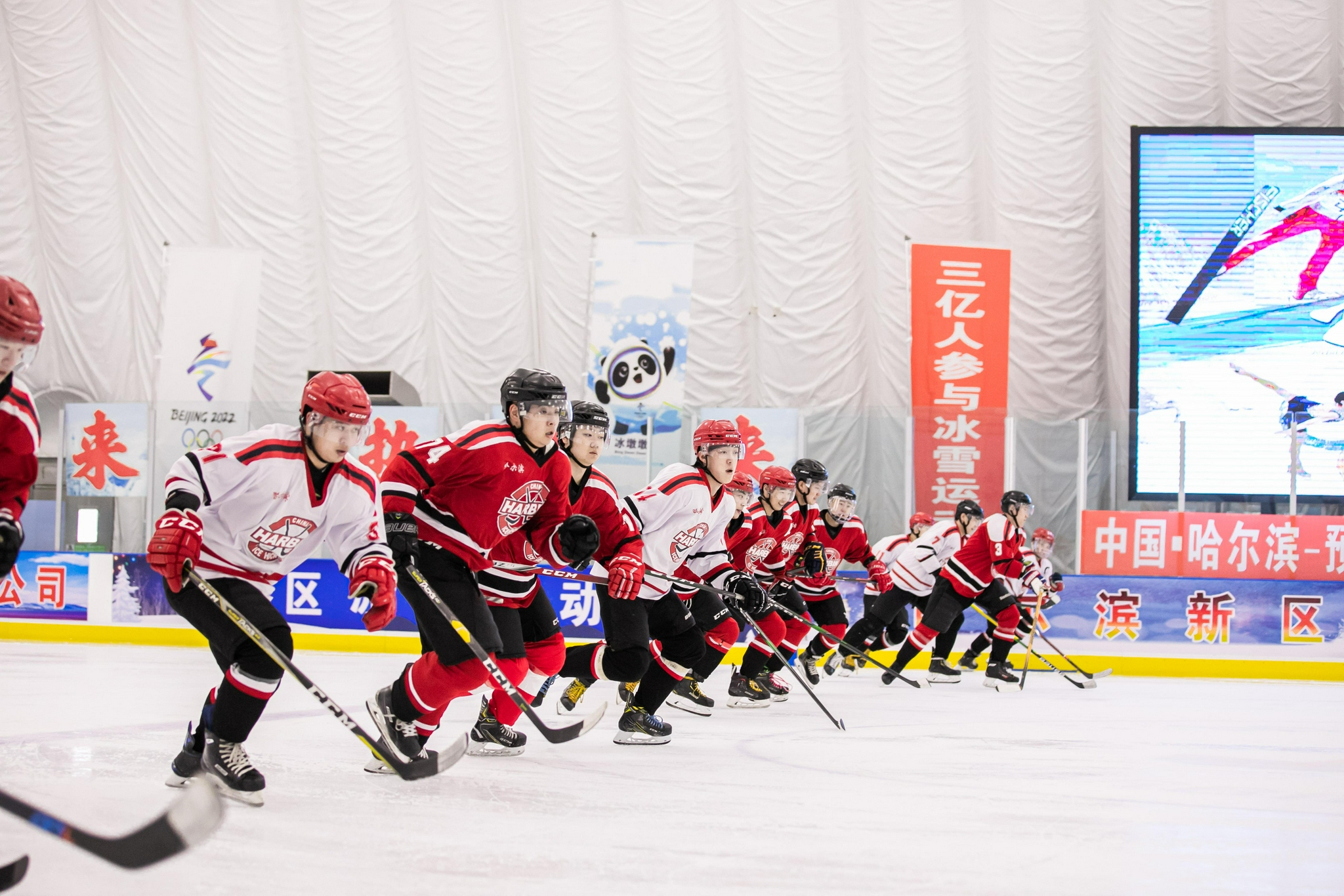 北京冬奥会倒计时100天哈尔滨举办系列冰雪活动