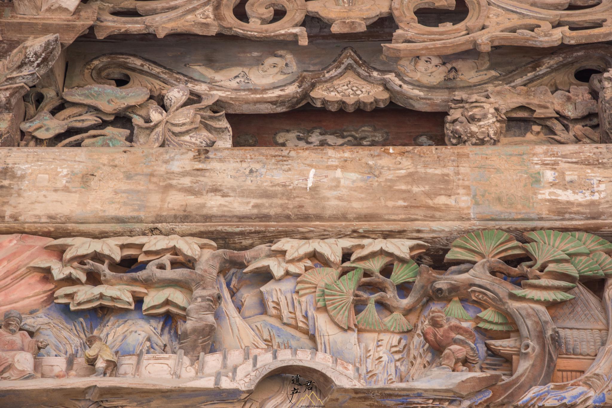 山西李家大院的木雕装饰,民国时期雕刻,晋商出资完成……_高清图集