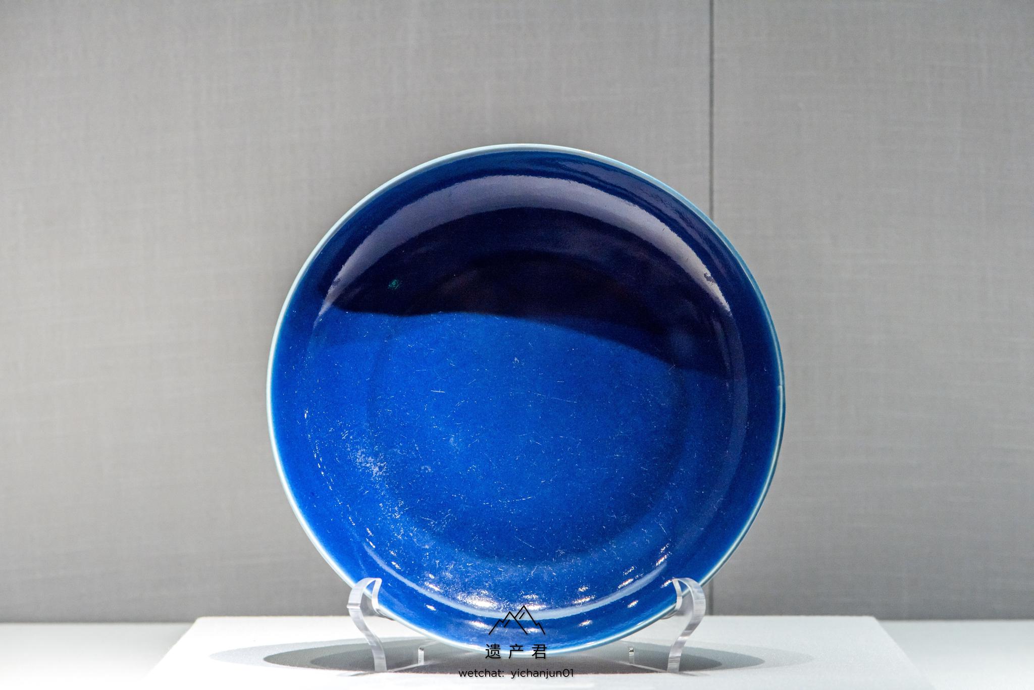 故宫博物院藏· 明宣德祭蓝釉盘