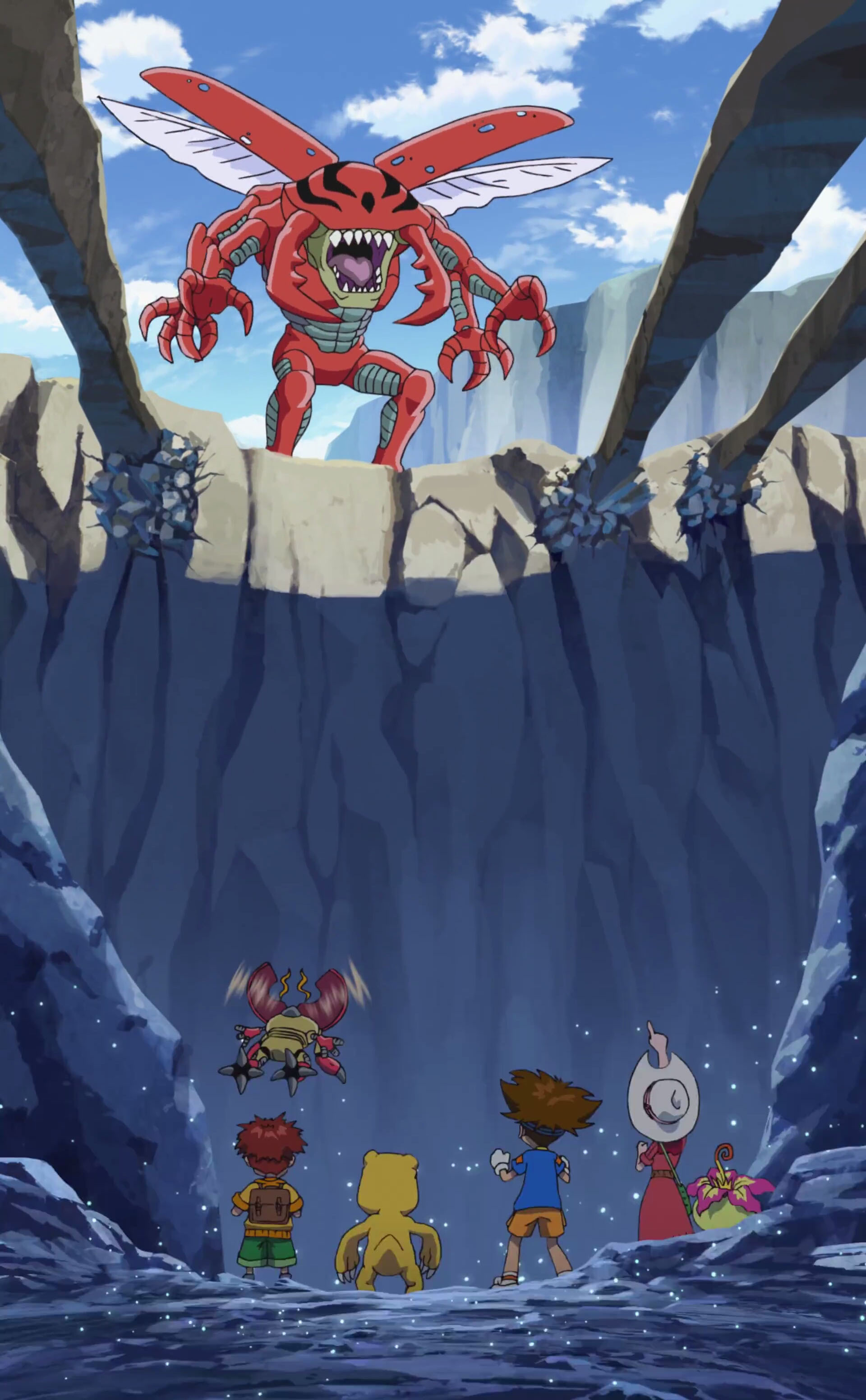 第14集《激斗 昆虫的王者》人物场景全景动画原画①(视频源@数码宝贝