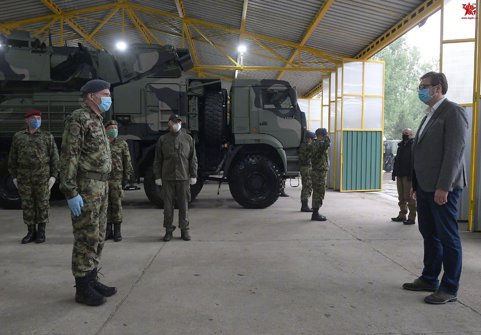 俄铠甲-s1防空系统在塞尔维亚服役