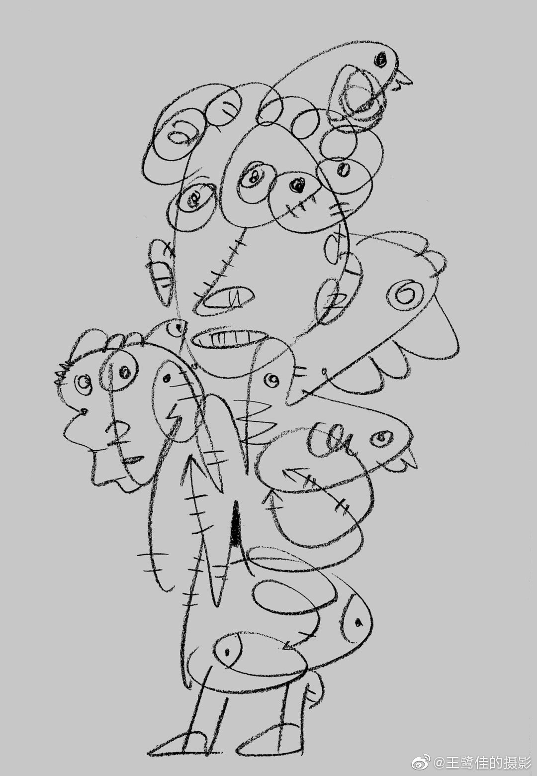 王鹭佳印象意象心象抽象画象