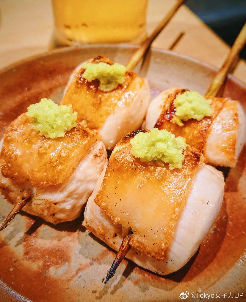 位于福冈的鸟と肴フルヤ,日式烧鸟店,美美的