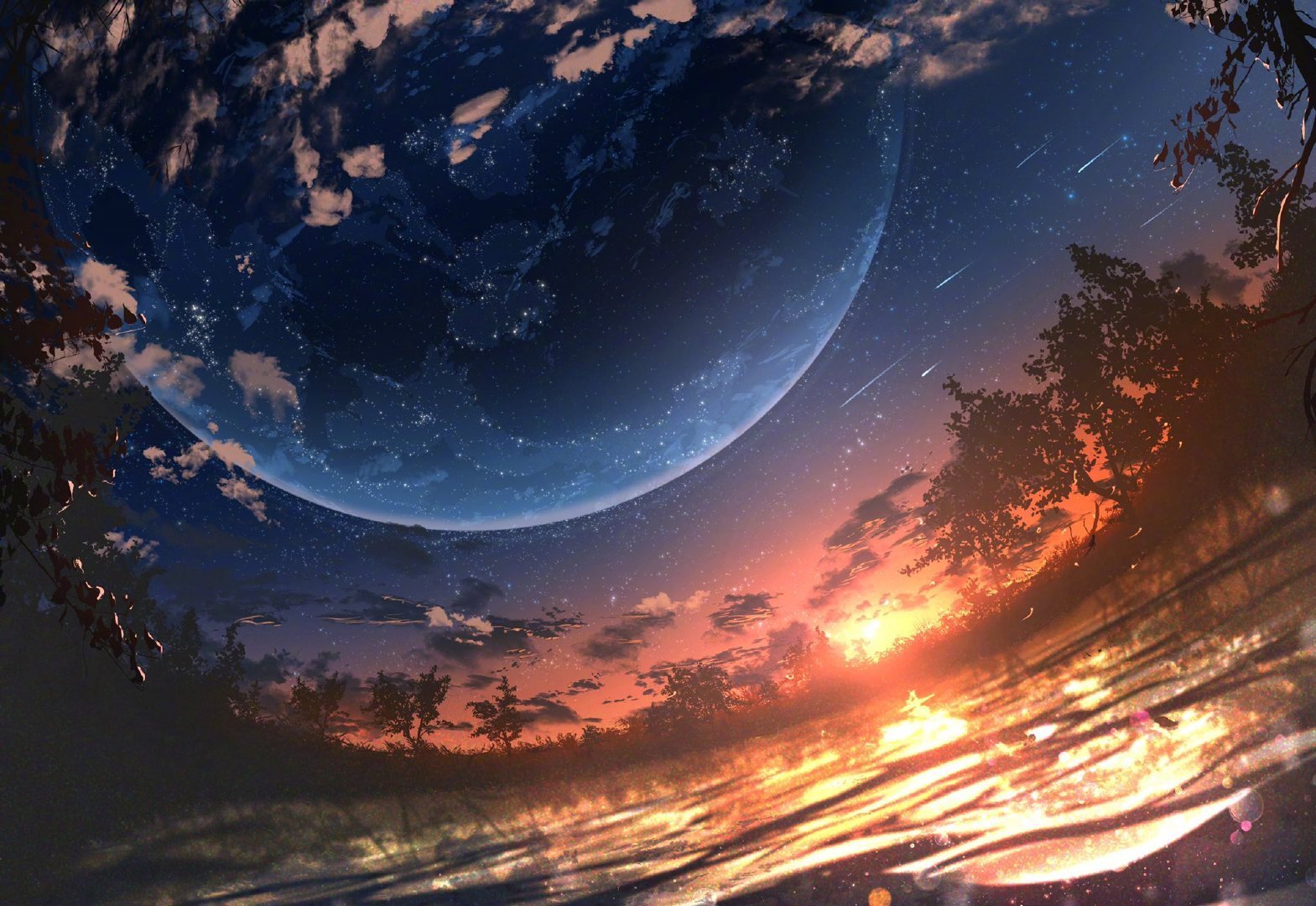 唯美的梦幻之境 画师：abisswalker8__财经头条