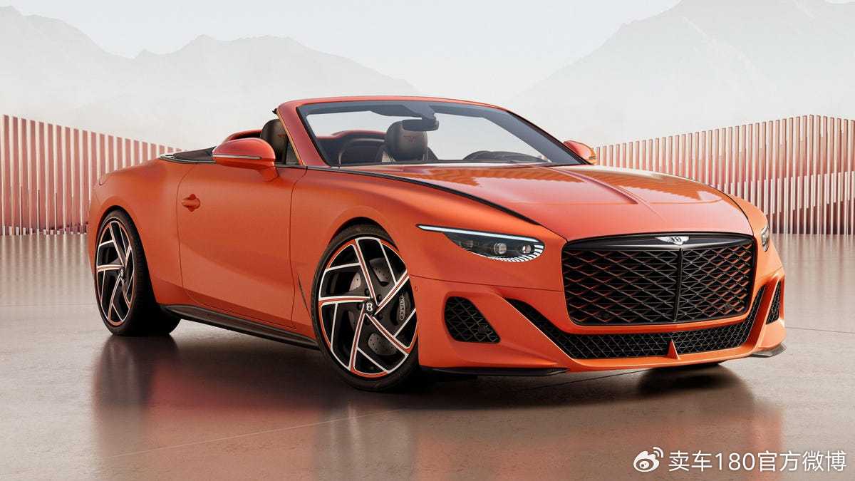 宾利batur敞篷车是另一款定制的惊艳之作