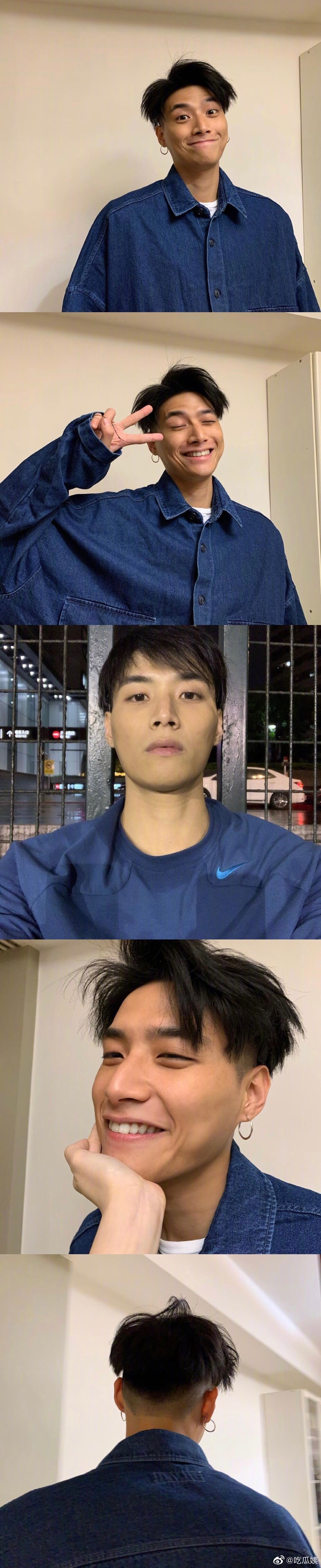 中国台湾演员陈彦名 日常理想男友风穿搭