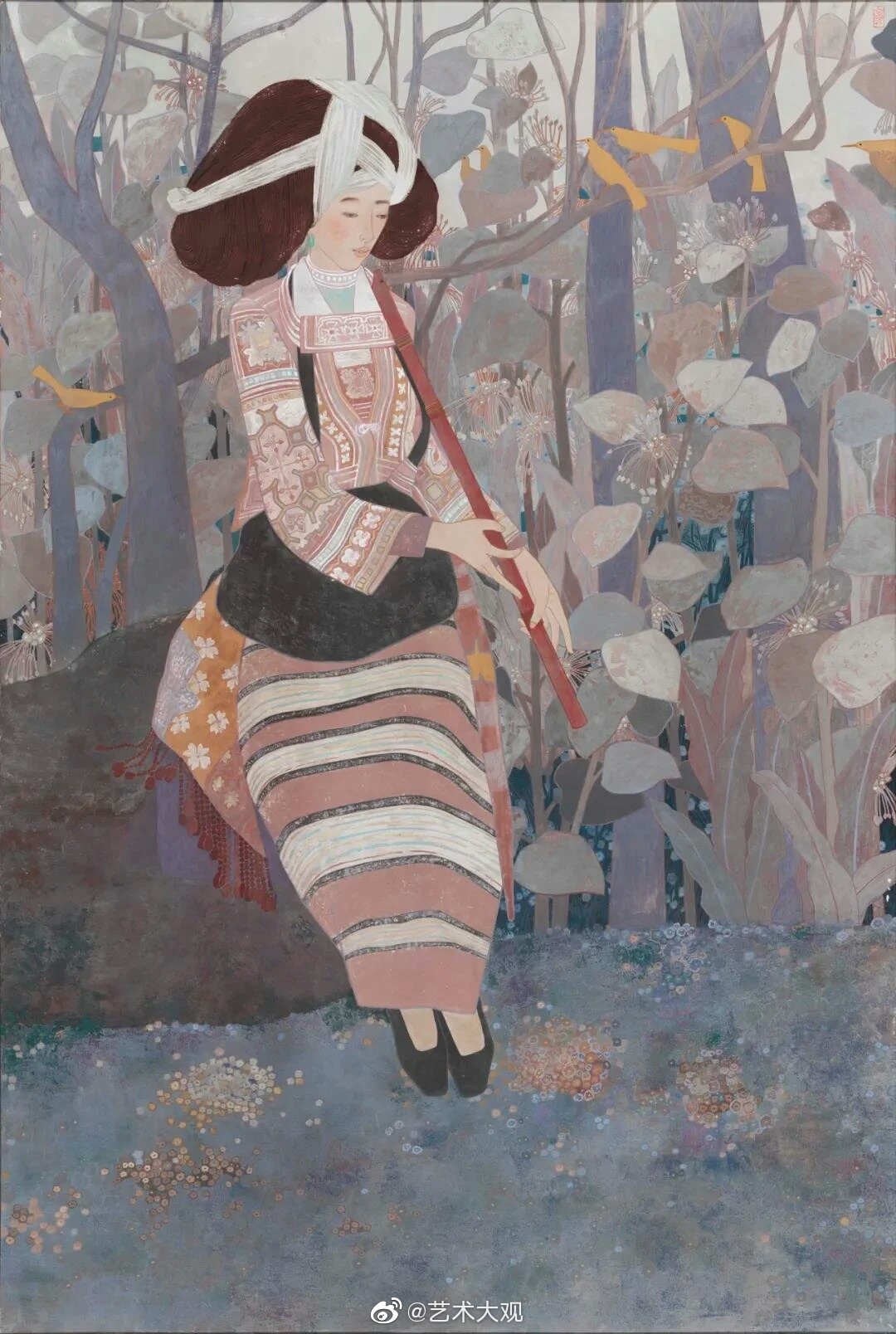 当代女画家张存玫重彩工笔画作品专辑