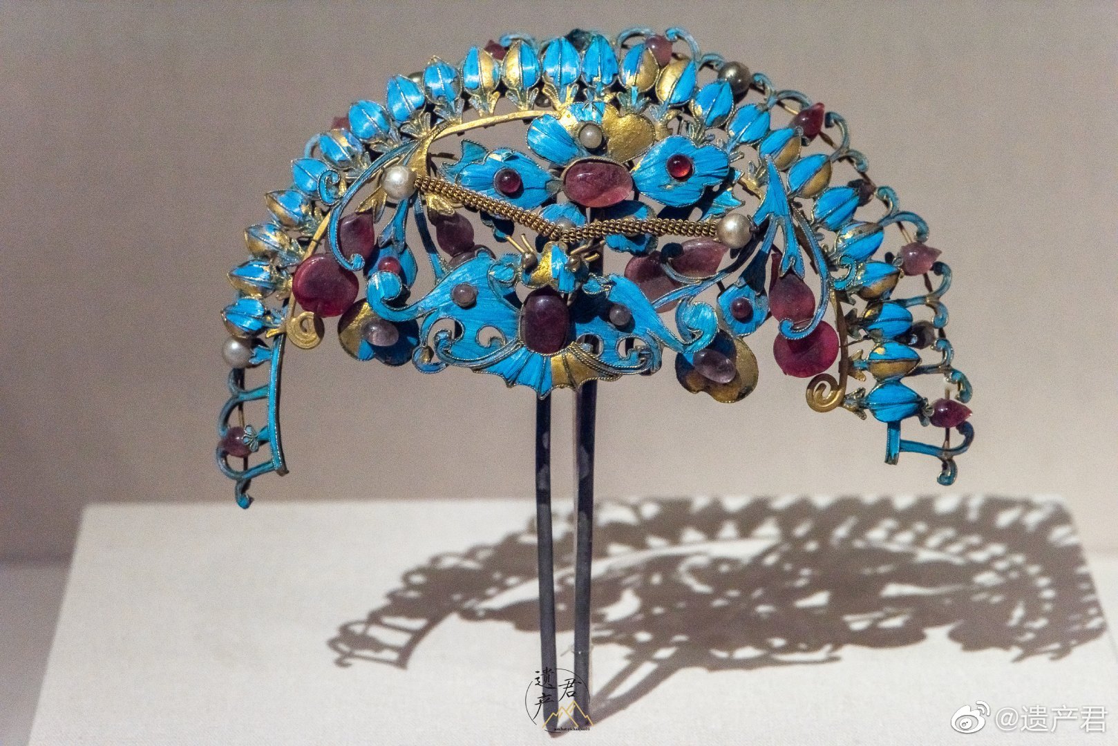 清代女性的点翠首饰在博物馆中欣赏就好啦