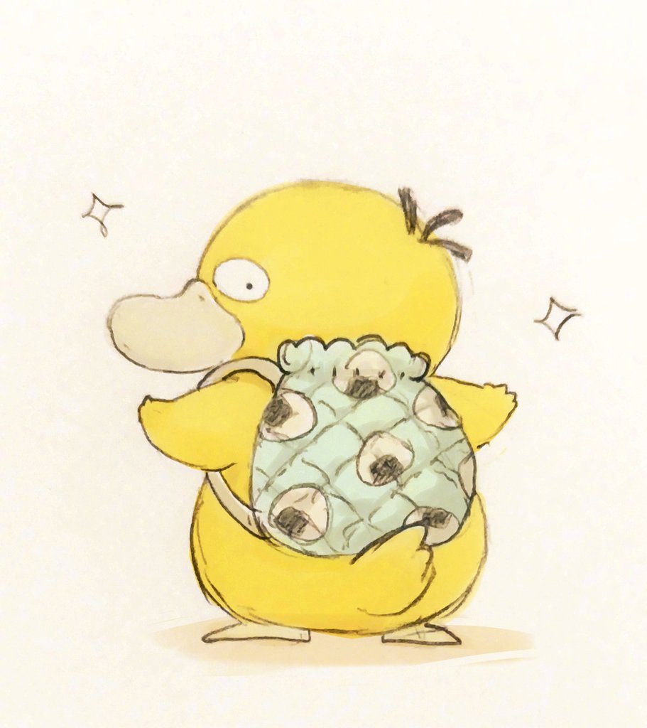 好想拥有一只这么可爱的秃头鸭鸭