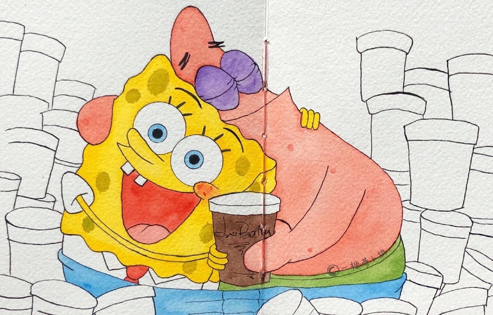 海绵宝宝x派大星