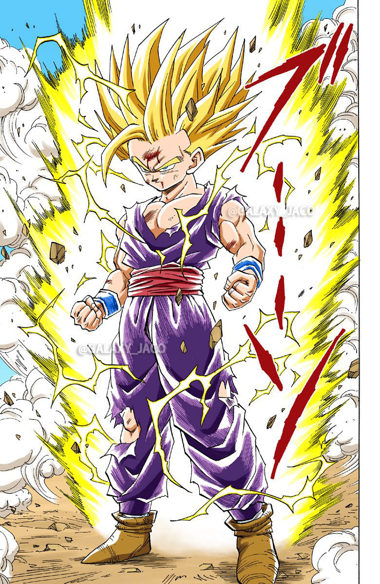 《龙珠》漫画全彩版 沙鲁篇 第75话 孙悟饭爆发!__财经头条