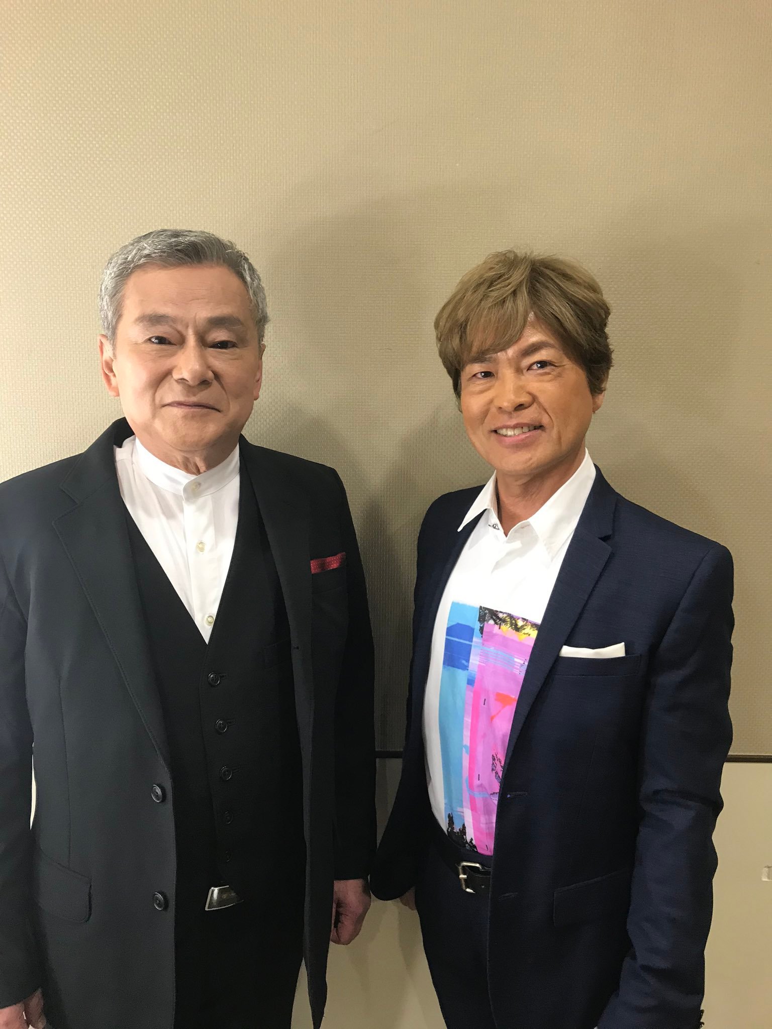 池田秀一&古谷彻老师最新合影.