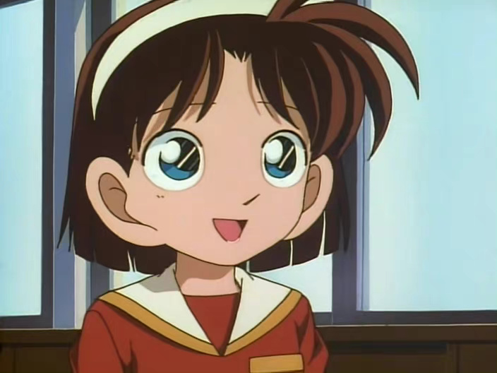 名侦探柯南: 自截吉田步美表情包,步美好可爱啊