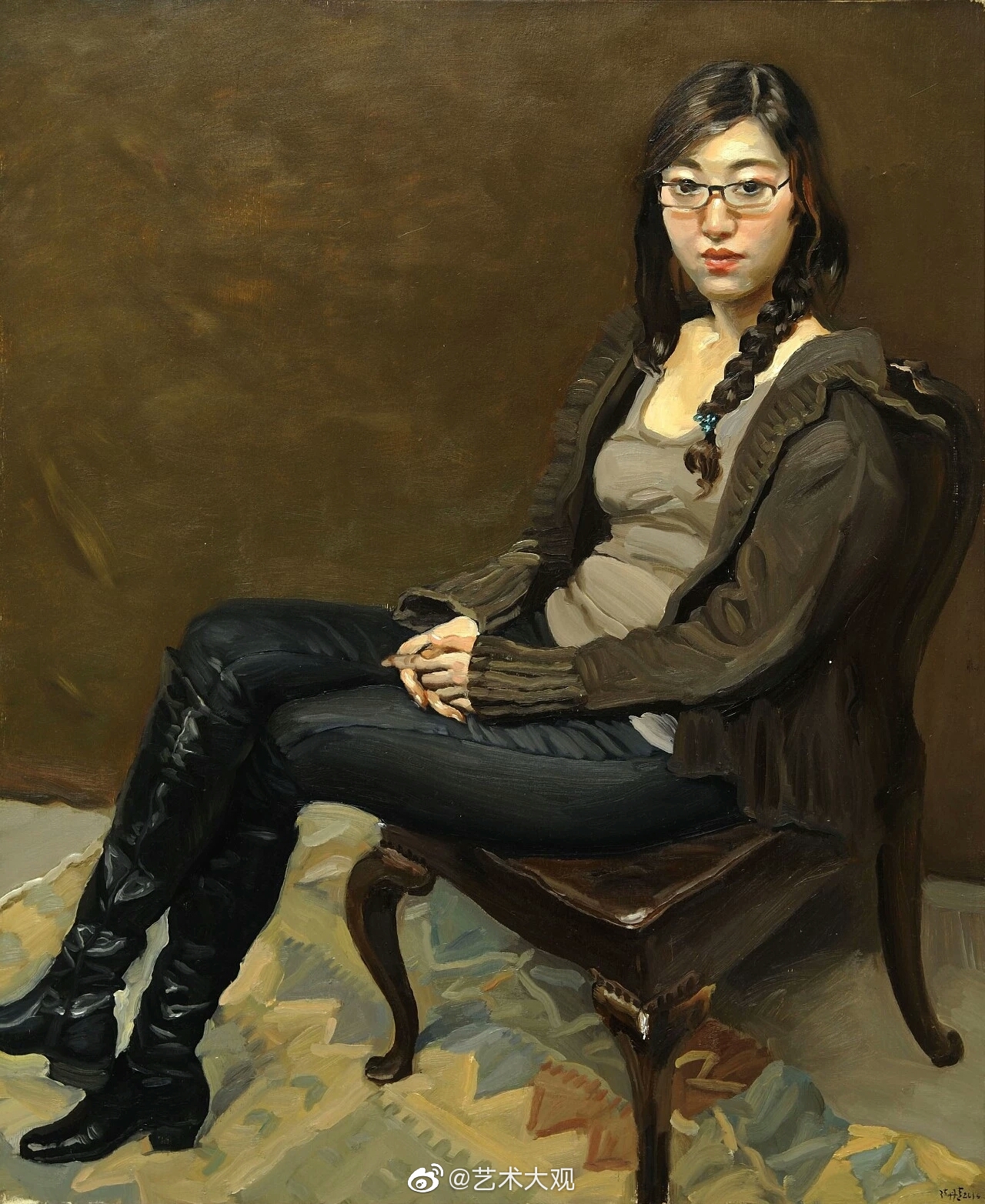 陈丹青油画作品专辑-2 陈丹青,1953生于上海