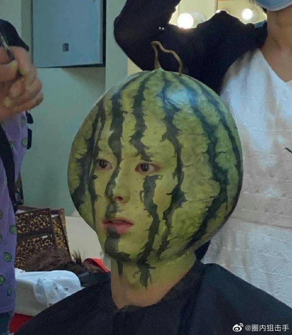 不得不说宋威龙这个榴莲头混进去还真看不出来