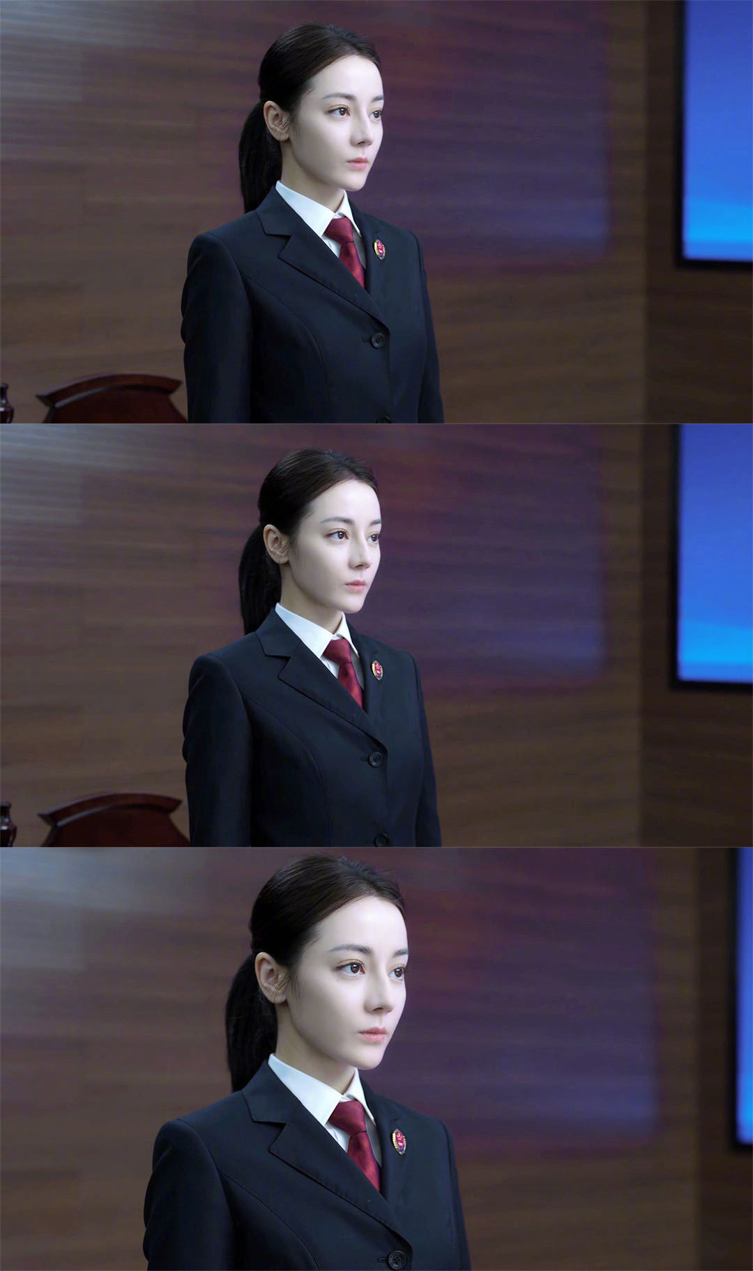 终于和@dear-迪丽热巴 饰演的安旎见面啦,一整个飒住!__财经头条