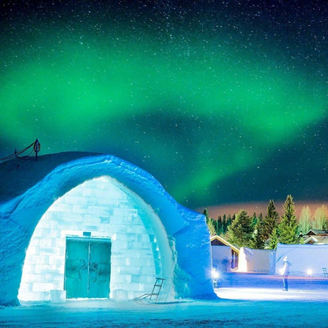 瑞典现实版的冰雪奇缘,超魔幻冰屋体验.
