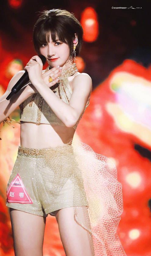 创造营成团之夜恭喜学员赵粤以第2名的成绩成功成团! 敢