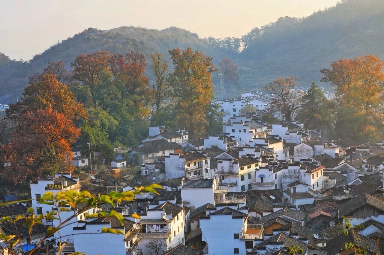 江西婺源·石城村,深秋时节_高清图集_新浪网