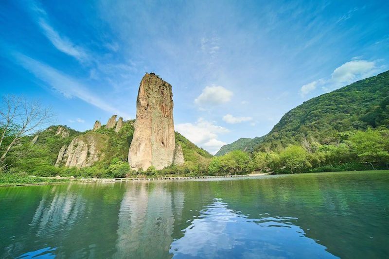 新春里的仙都 在鼎湖峰感受“只此青绿”|鼎湖峰|仙都|仙都景区_新浪新闻