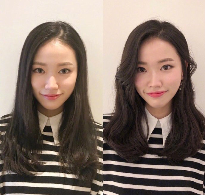 九张对比图告诉你发型和妆容的重要性