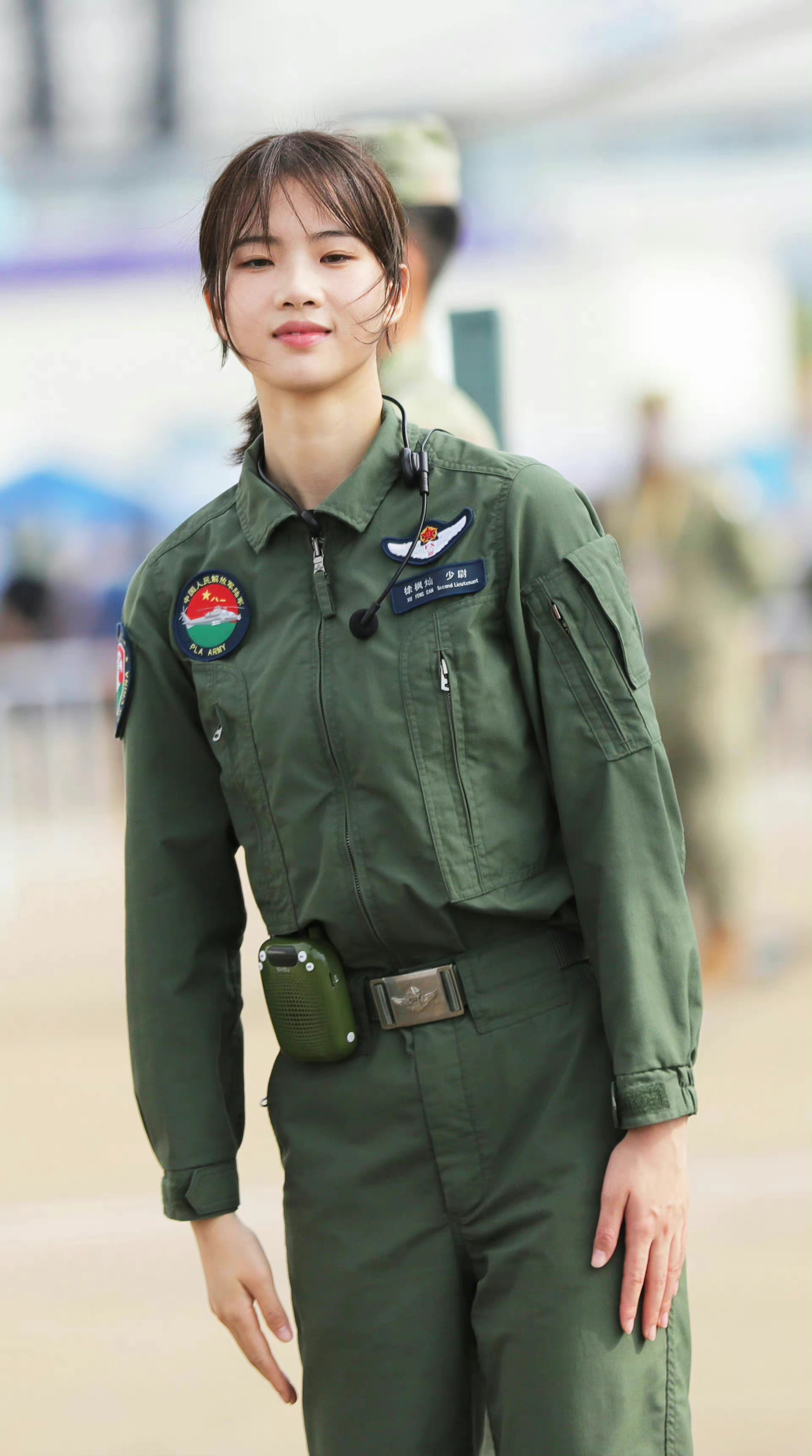 徐枫灿少尉真漂亮什么样的小伙子才能配得上她