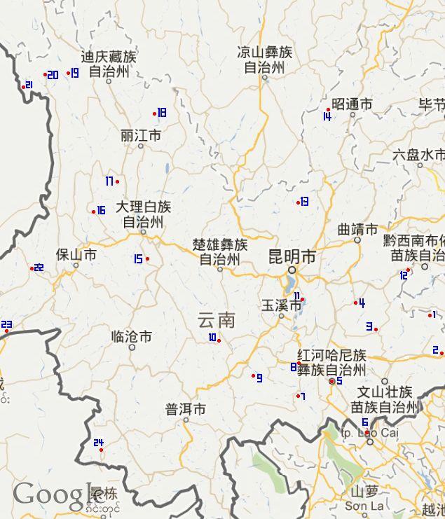 蒙自各乡镇地图图片