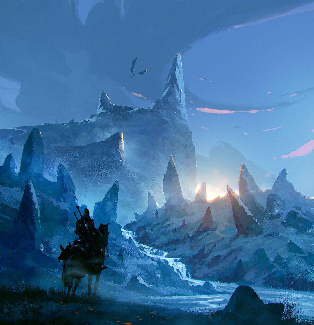 气势恢弘大气的异兽战争cg概念插画画面极具视觉冲击力