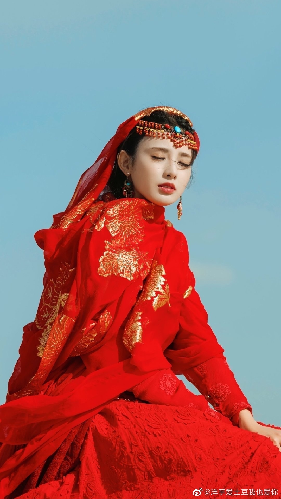 影视剧中古风红衣女子群像 一袭红衣,冷艳妖异.