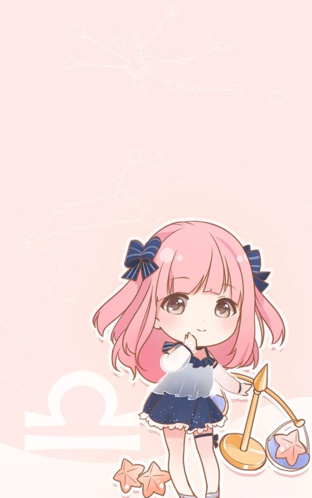 12星座萌系壁纸快来领取你的星座萌娃