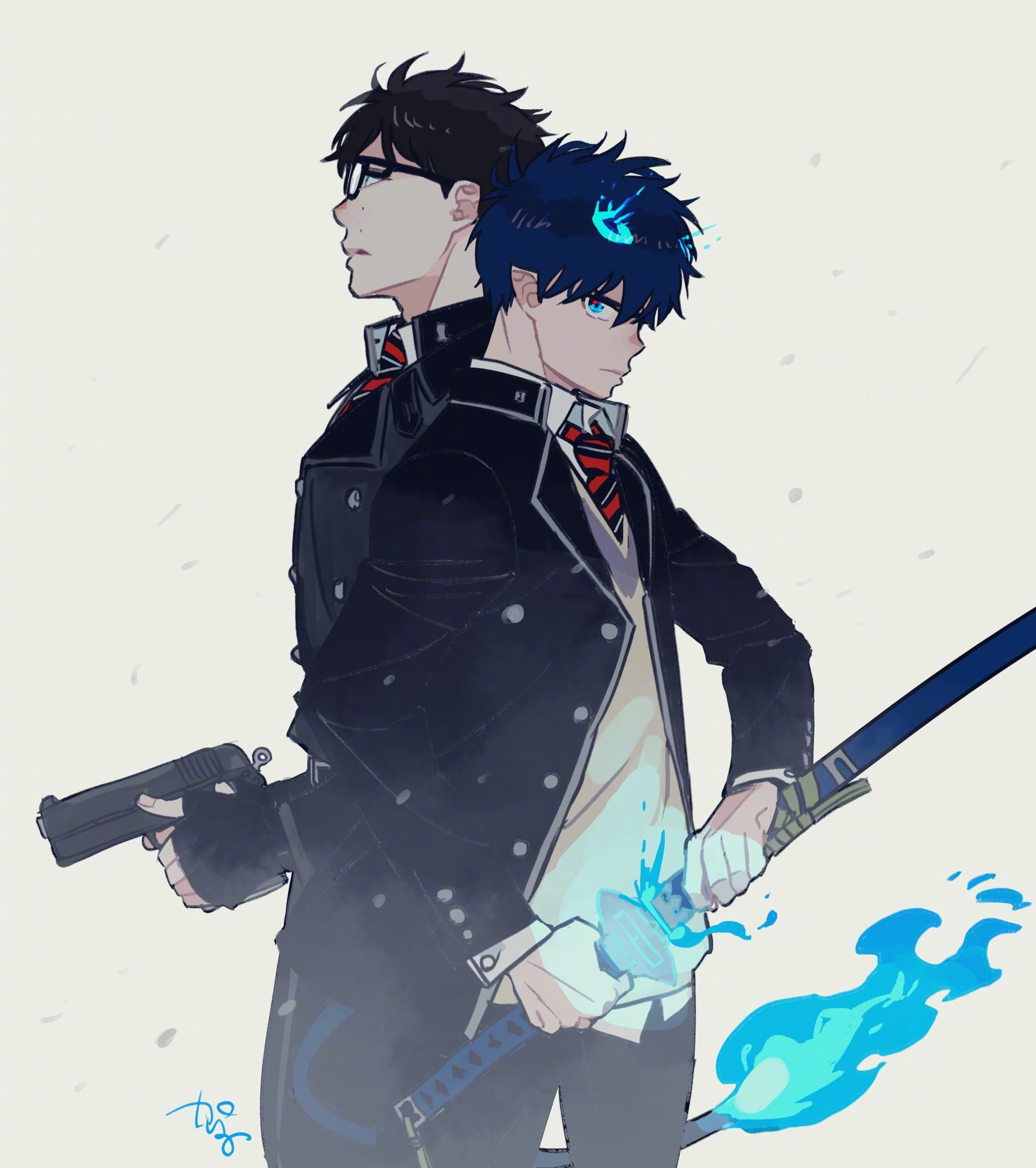 12月27日是「青之驱魔师」奥村燐 & 奥村雪男 的生日