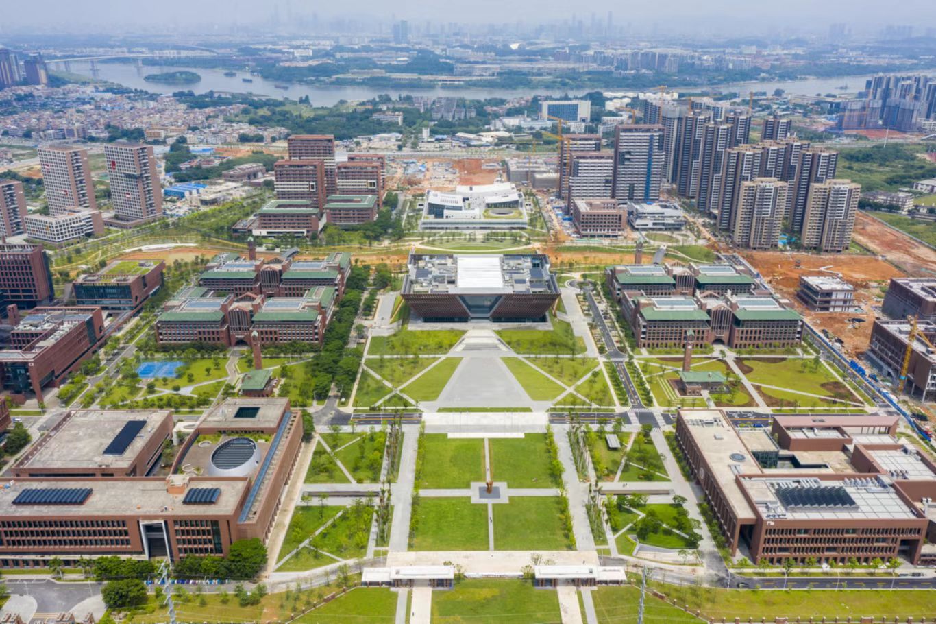 华南理工大学广州国际校区二期正式交付启用|广州市|广东省|图书馆|粤港澳大湾区|华工_新浪新闻