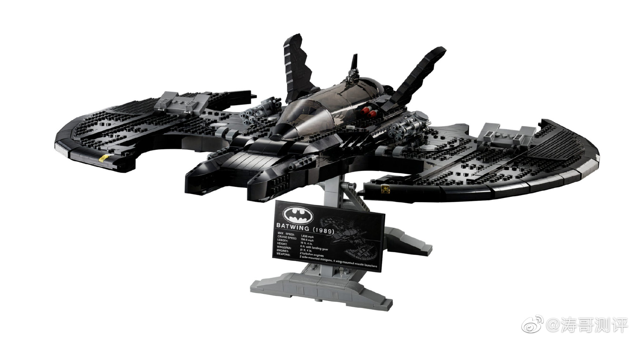 乐高正式推出了89版蝙蝠侠的蝙蝠机本品编号为76161