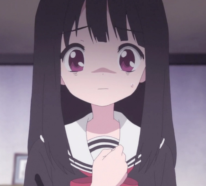 自截动漫头像|魔法少女网站朝雾彩:中学二年级学生,持有手枪型的魔杖