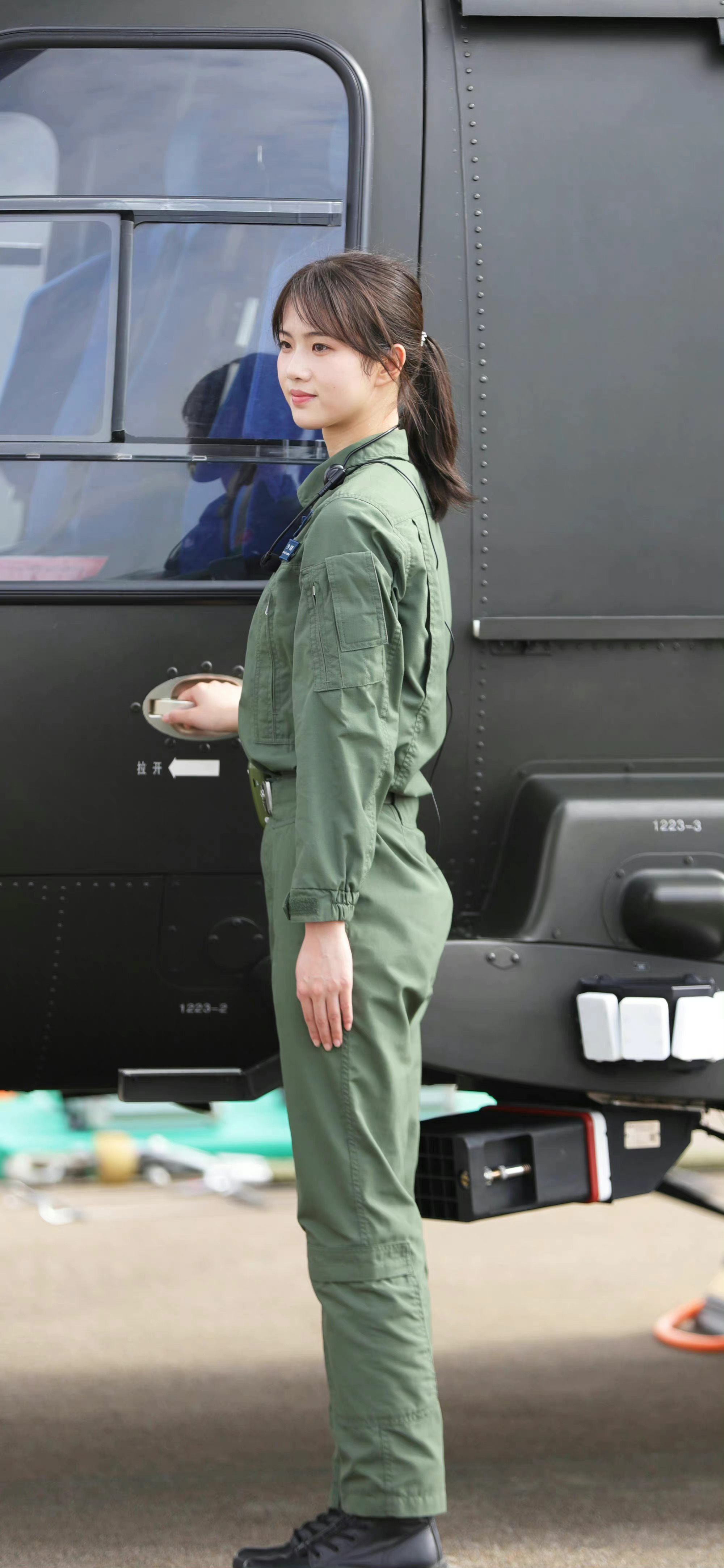 徐枫灿少尉真漂亮什么样的小伙子才能配得上她