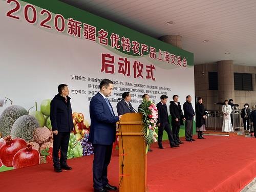 "新疆是个好地方"2020新疆名优特农产品上海交易会开幕