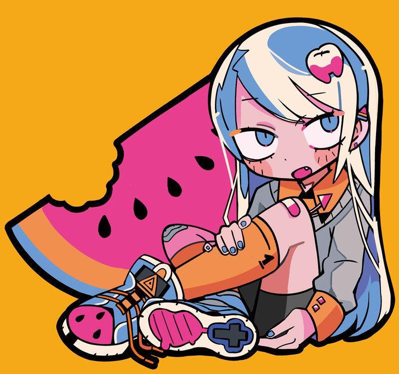 插画师寺田てらteradatera卡通q版人物插画用色大胆