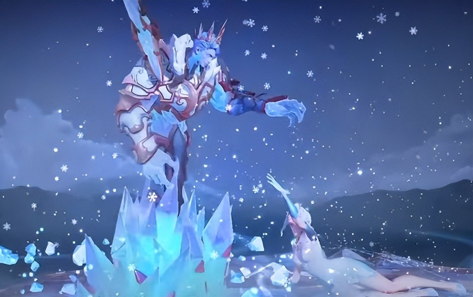 谈谈王者冰雪系列皮肤之干将冰霜恋舞曲