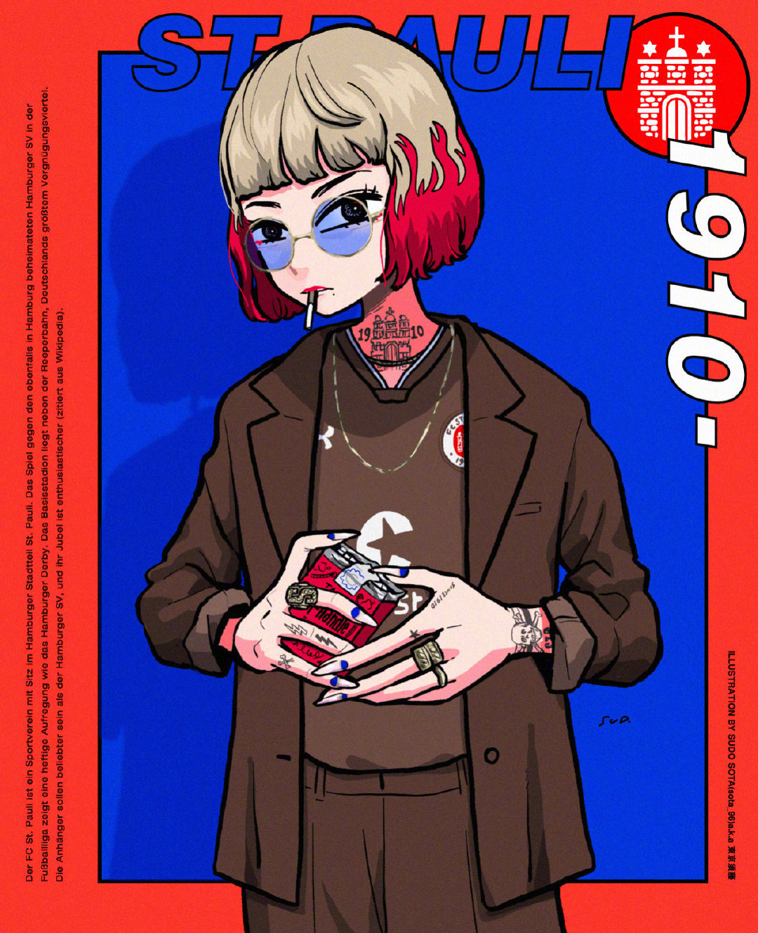 超飒的运动街头风人物服饰绘画参考~ スドウ创太__财经头条