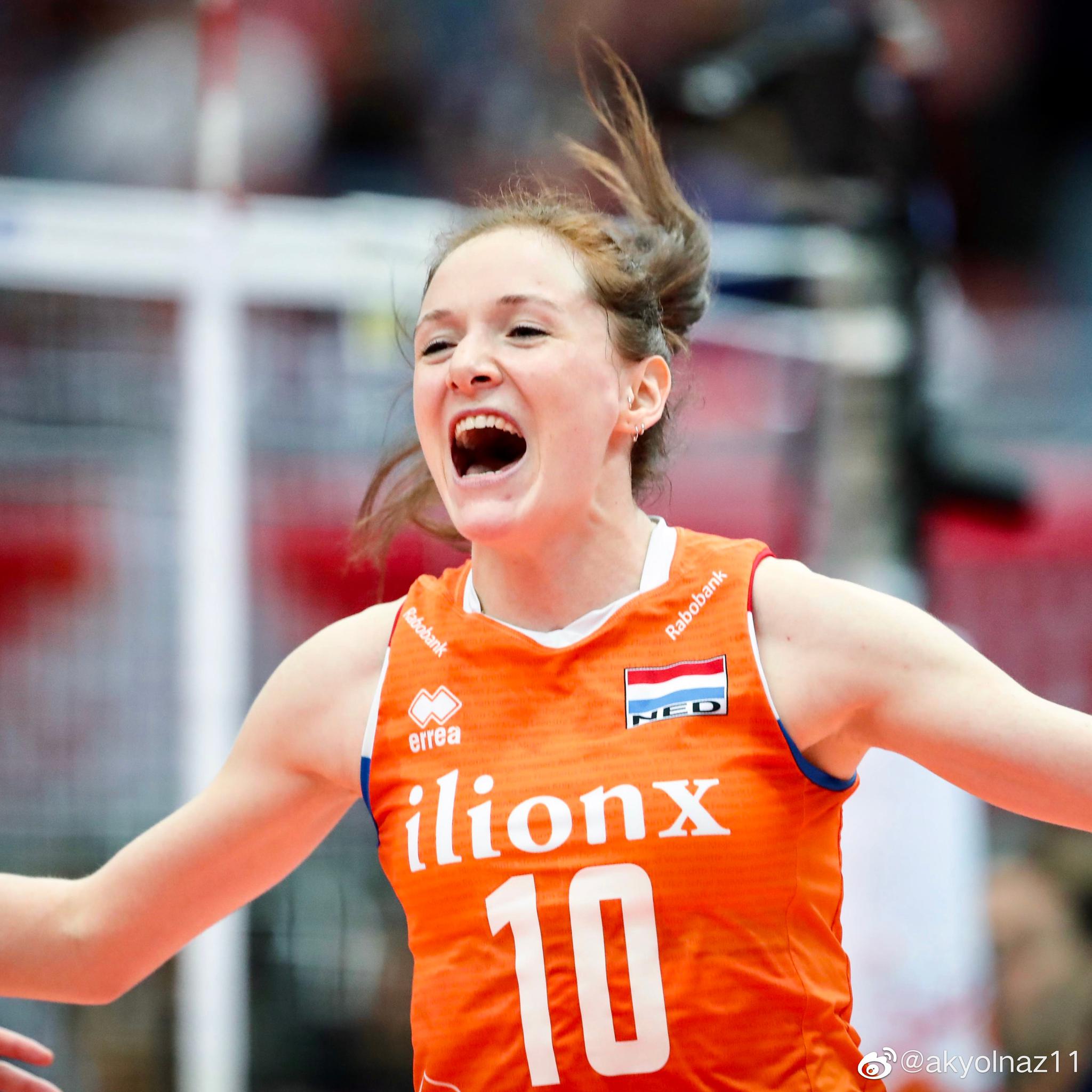 国际排联十年百星系列之荷兰女排接应斯洛特耶斯