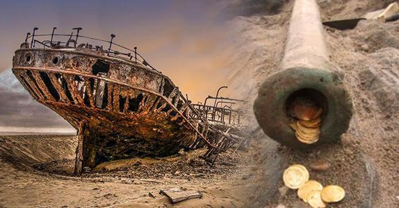 骷髅海岸现神秘沉船船上宝物价值900万美元竟藏在水管里
