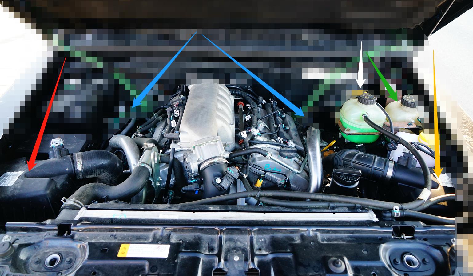 实拍搭载v型6缸30tt发动机的北汽bj80尊贵版测试车