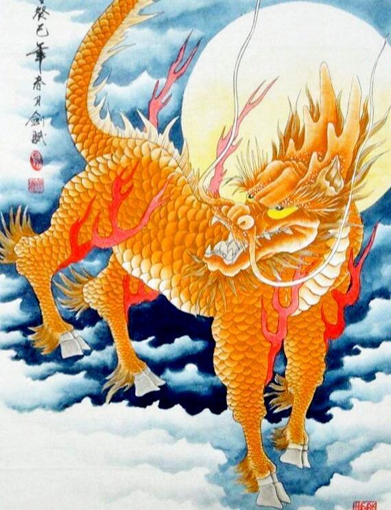 心理学:你喜欢哪幅麒麟图,测出你的宝宝是富贵命还是普通命