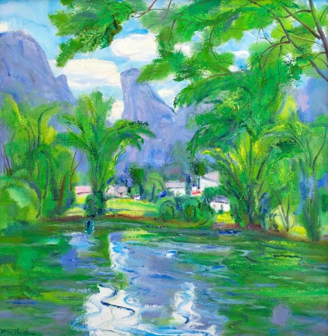 陈钧德先生油画欣赏