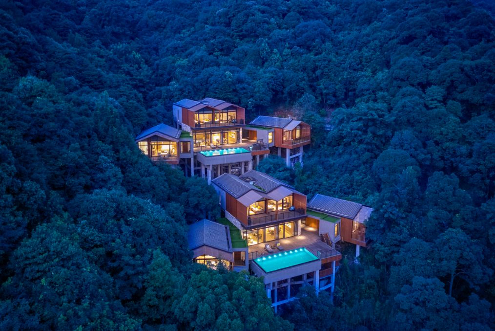 5万平方米群山翠竹的疗愈,宁海安岚开启安全低密度度假模式