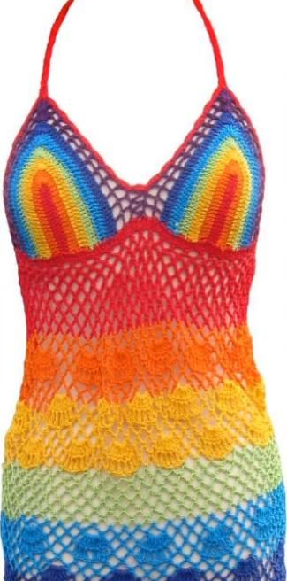 「针织作品」40款美观又舒适的钩针编织泳衣泳装创意设计