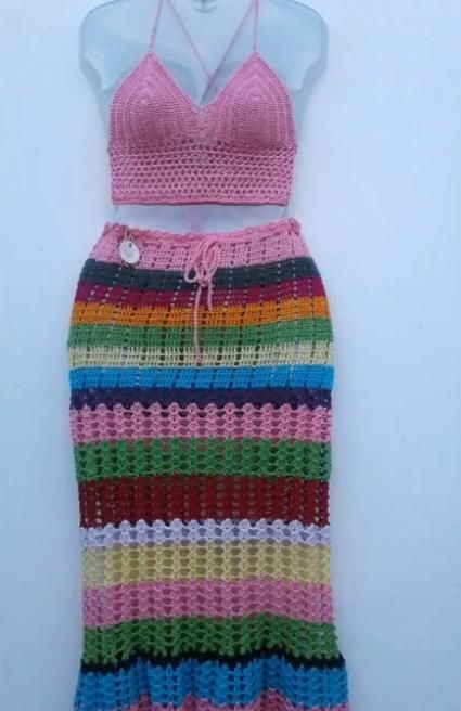 针织作品40款美观又舒适的钩针编织泳衣泳装创意设计