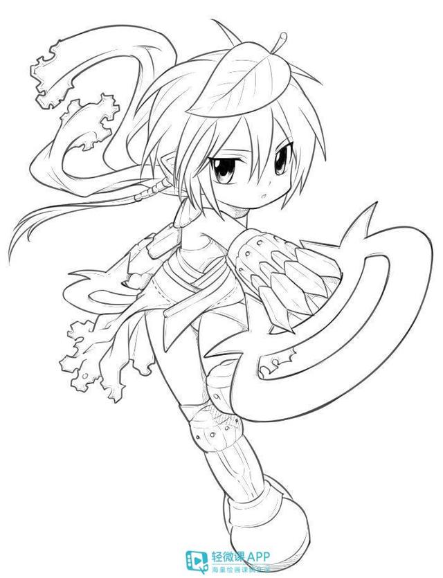 线稿入门教程,适合入门初学者临摹!|初学者|入门教程|素材_新浪新闻