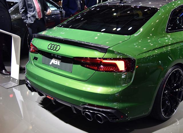 abt版奥迪rs5-r实车现身,墨绿色车漆,四出排气,马力537匹-新浪汽车