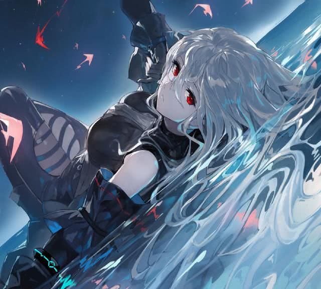 明日方舟斯卡蒂亲爹画师贺图公开对小虎鲸奇怪的好感度增加了